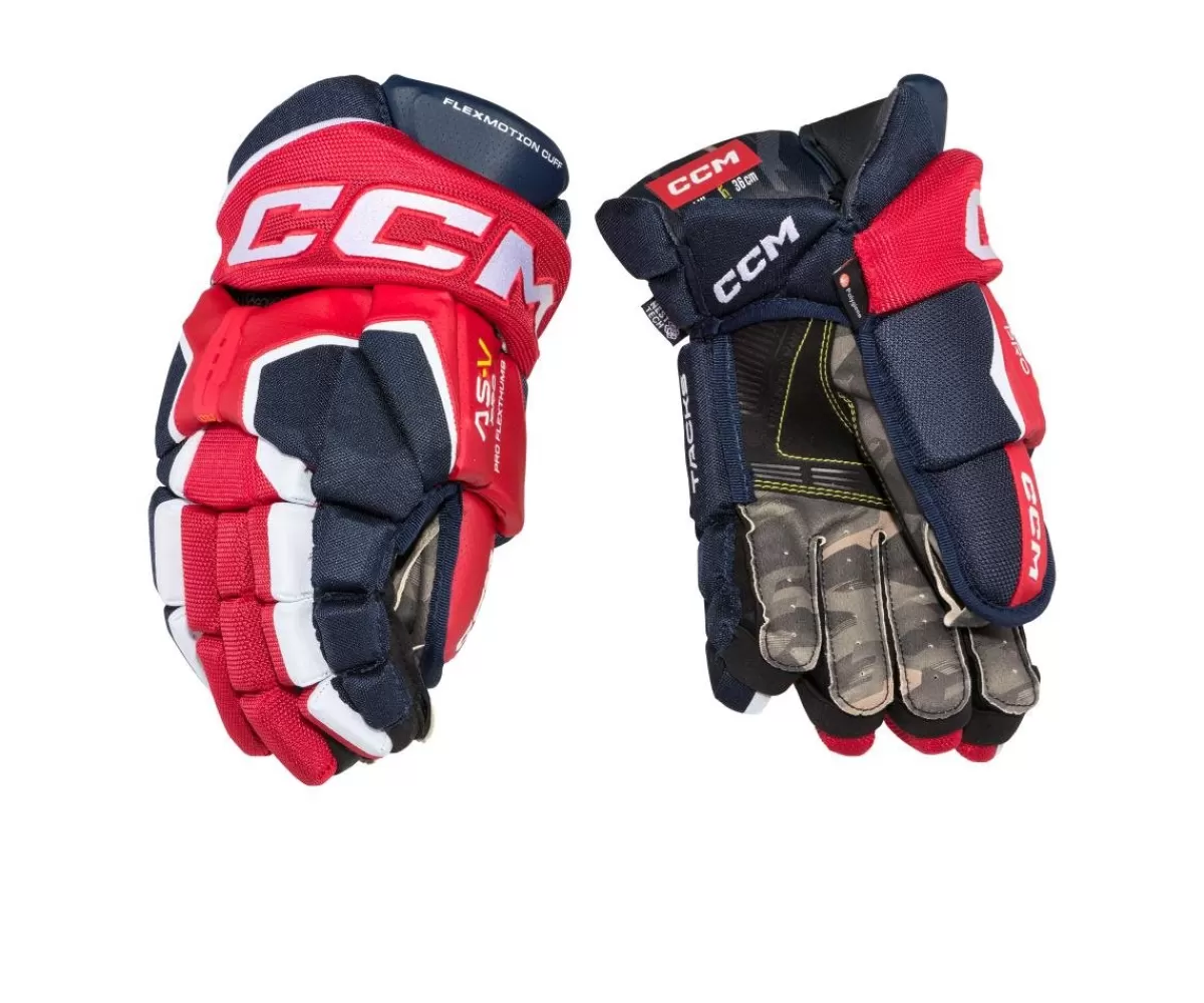 CCM Hockeyhandskar Senior> Handske As-V Pro Sr Navy/Red/White