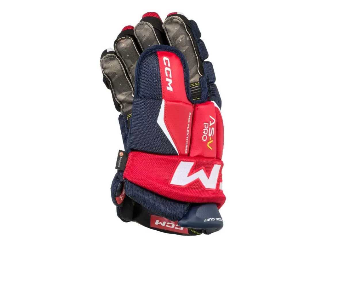 CCM Hockeyhandskar Senior> Handske As-V Pro Sr Navy/Red/White