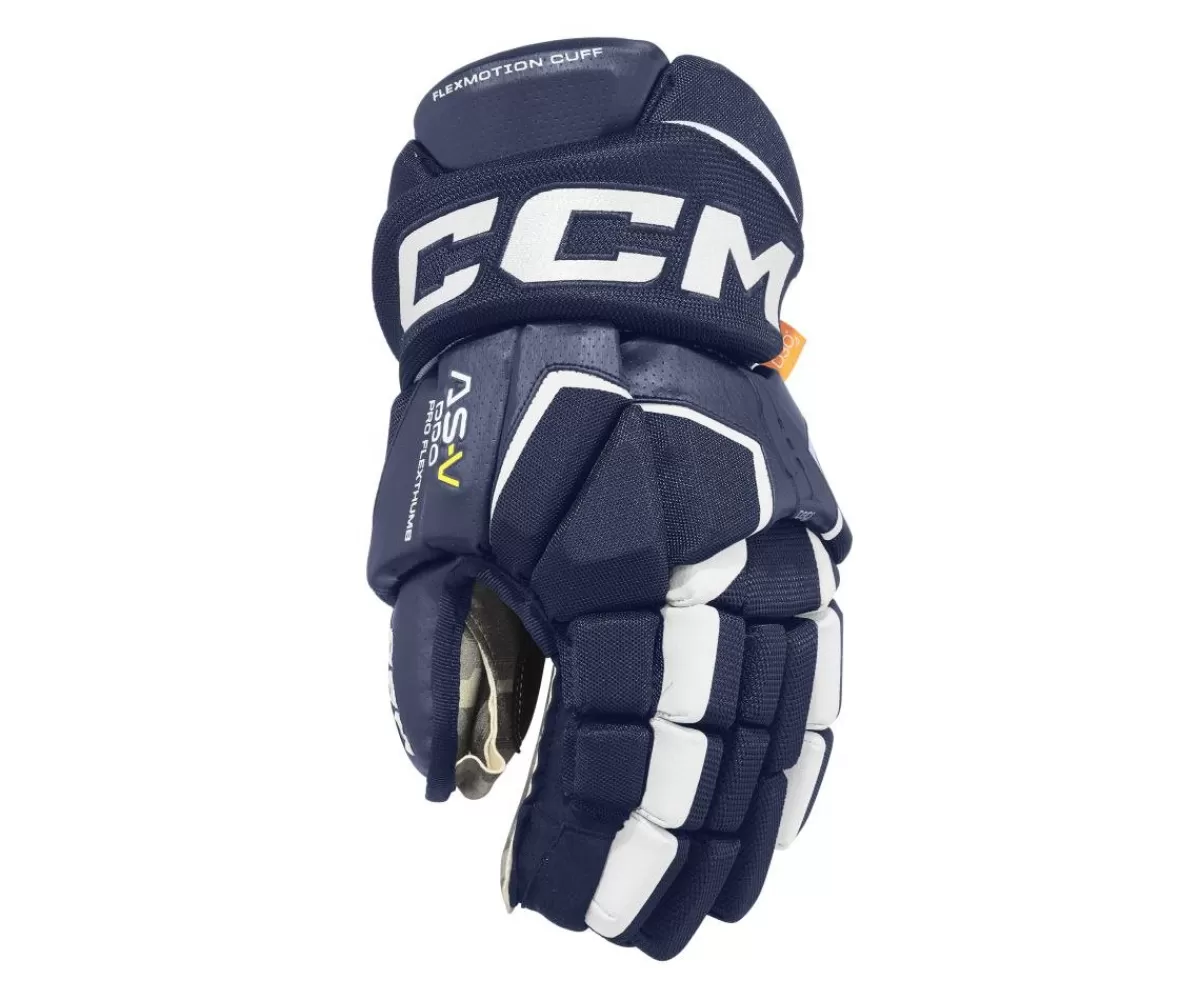 CCM Hockeyhandskar Senior> Handske As-V Pro Sr Navy/White