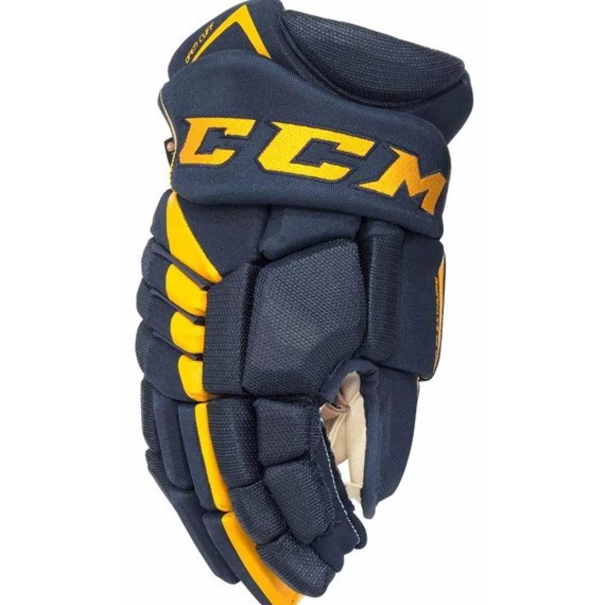 CCM Hockeyhandskar Junior> Handske Jetspeed Ft4 Jr Navy/Sunflower