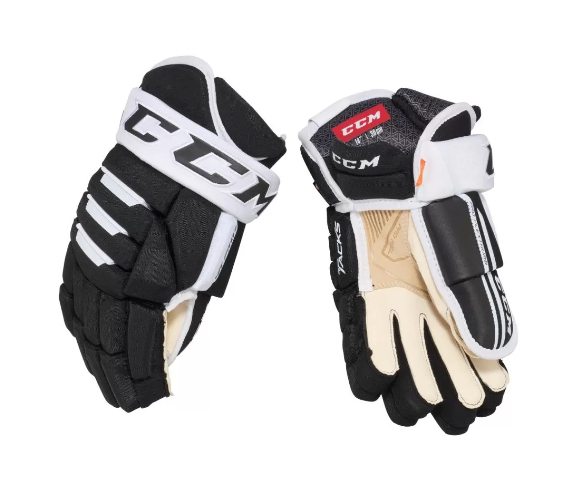 CCM Hockeyhandskar Senior> Handske Tacks 4 Roll Pro 2 Sr Black/White