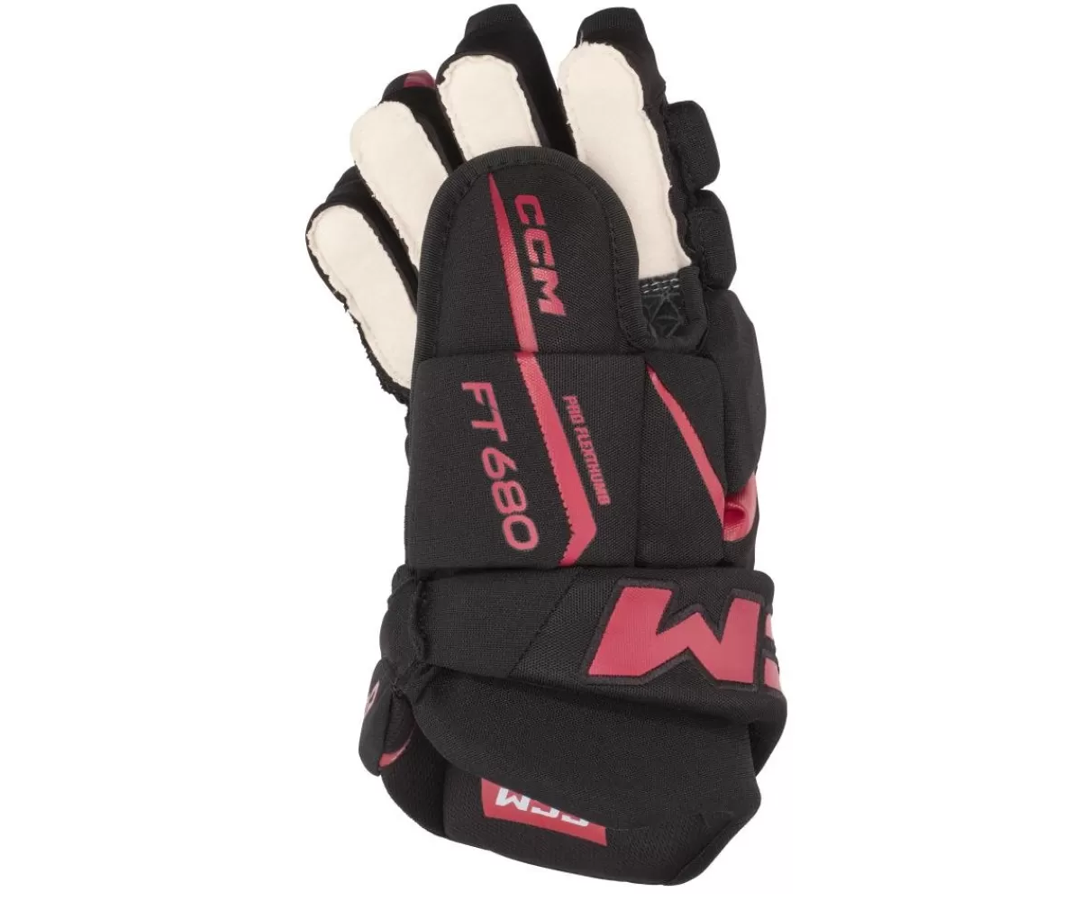 CCM Hockeyhandskar Senior> Hockeyhandskar Jetspeed 680 Sr Black/Red