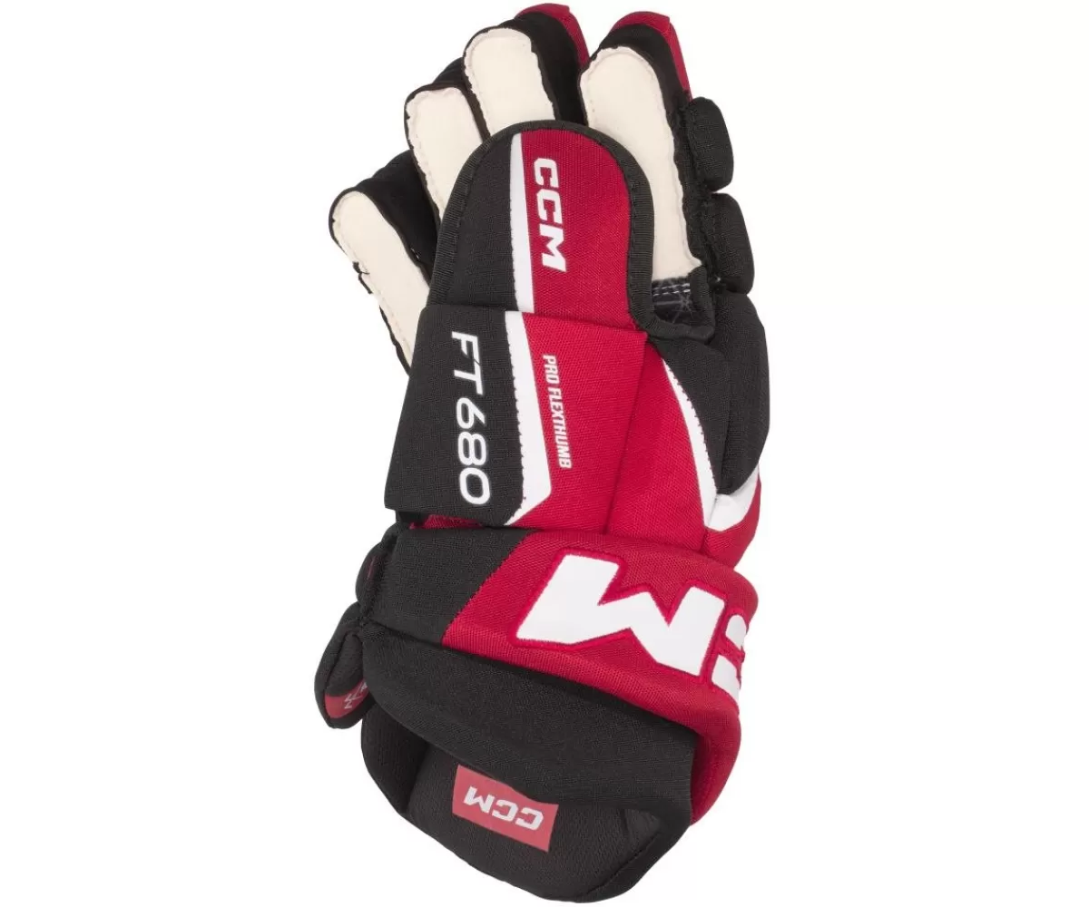 CCM Hockeyhandskar Ccm> Hockeyhandskar Jetspeed 680 Sr Black/Red/White