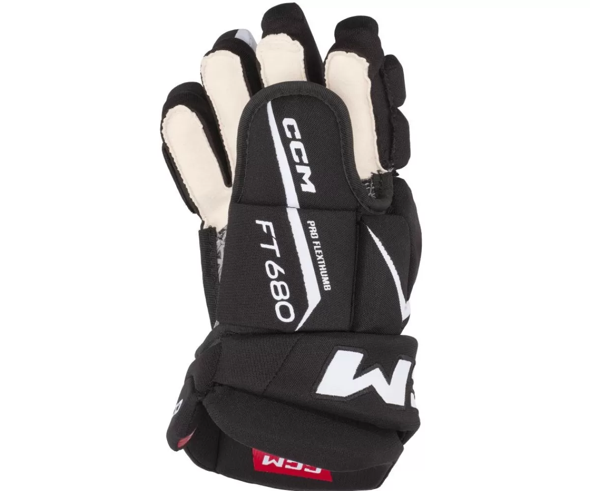 CCM Hockeyhandskar Senior> Hockeyhandskar Jetspeed 680 Sr Black/White