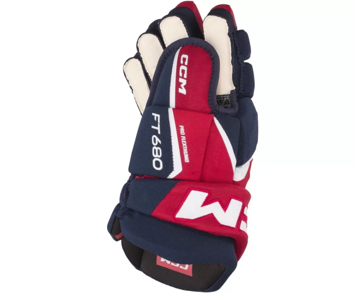 CCM Hockeyhandskar Ccm> Hockeyhandskar Jetspeed 680 Sr Navy/Red/White