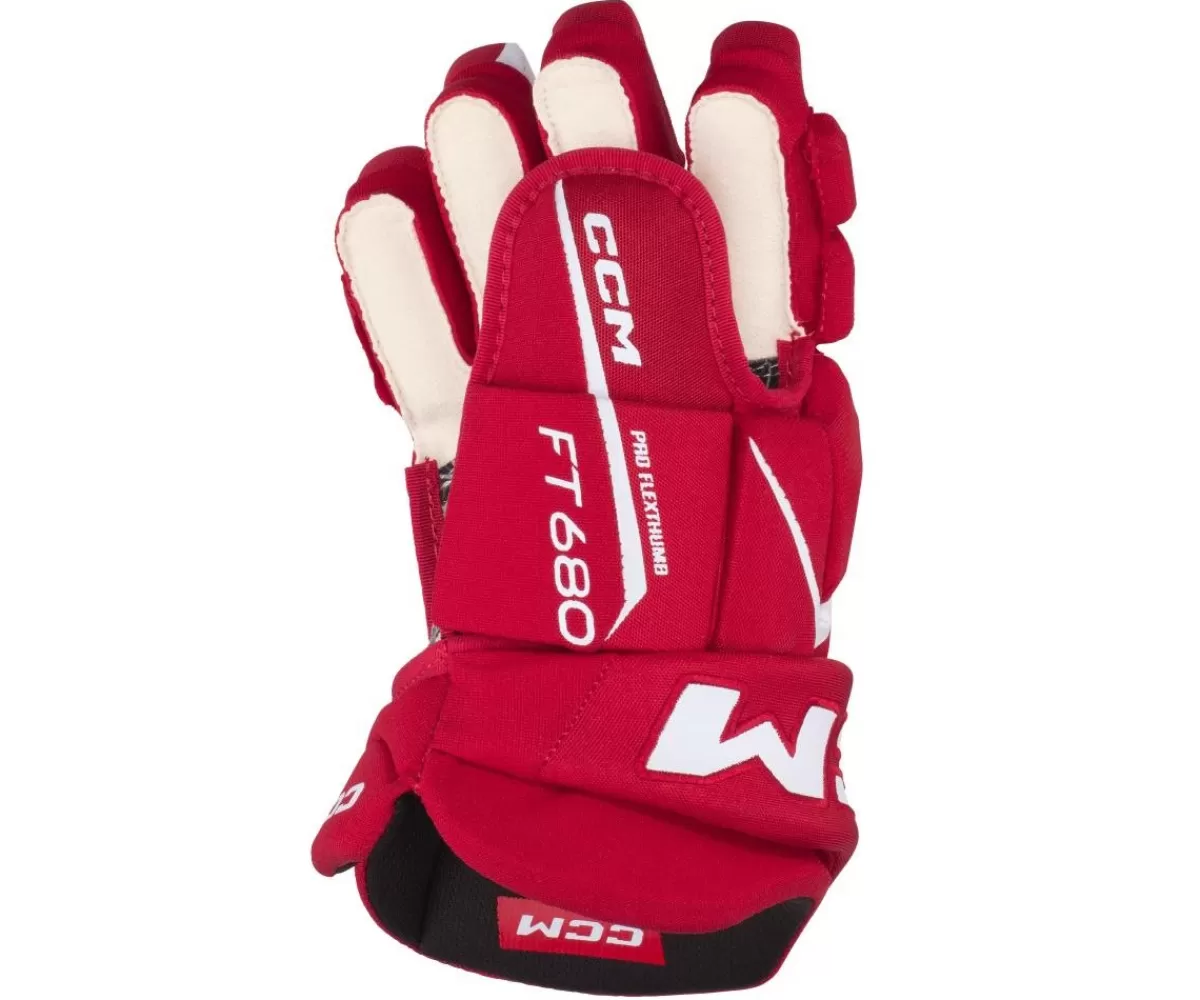 CCM Hockeyhandskar Senior> Hockeyhandskar Jetspeed 680 Sr Red/White