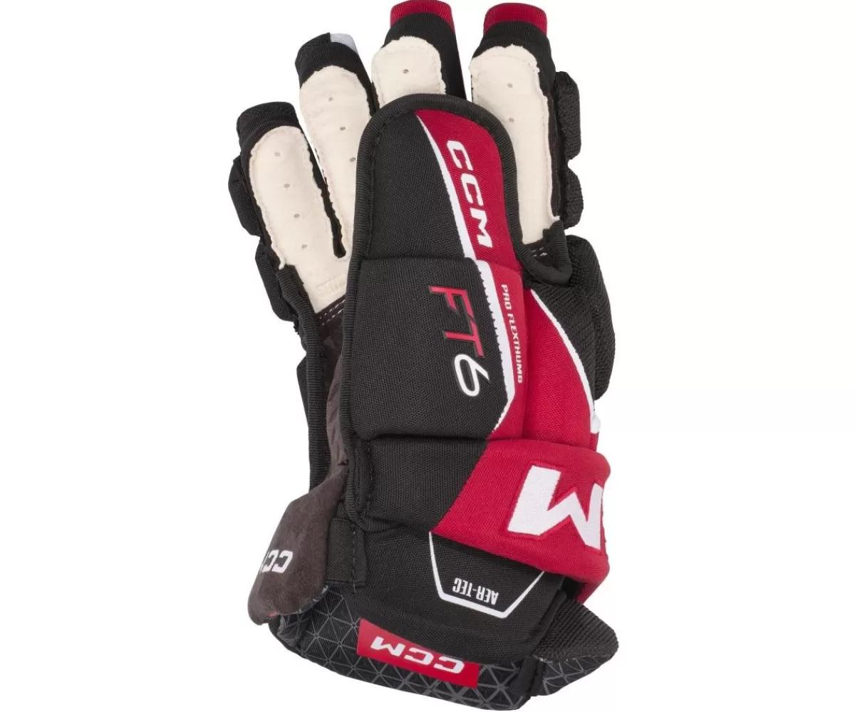 CCM Hockeyhandskar Senior> Hockeyhandskar Jetspeed Ft6 Sr Black/Red/White