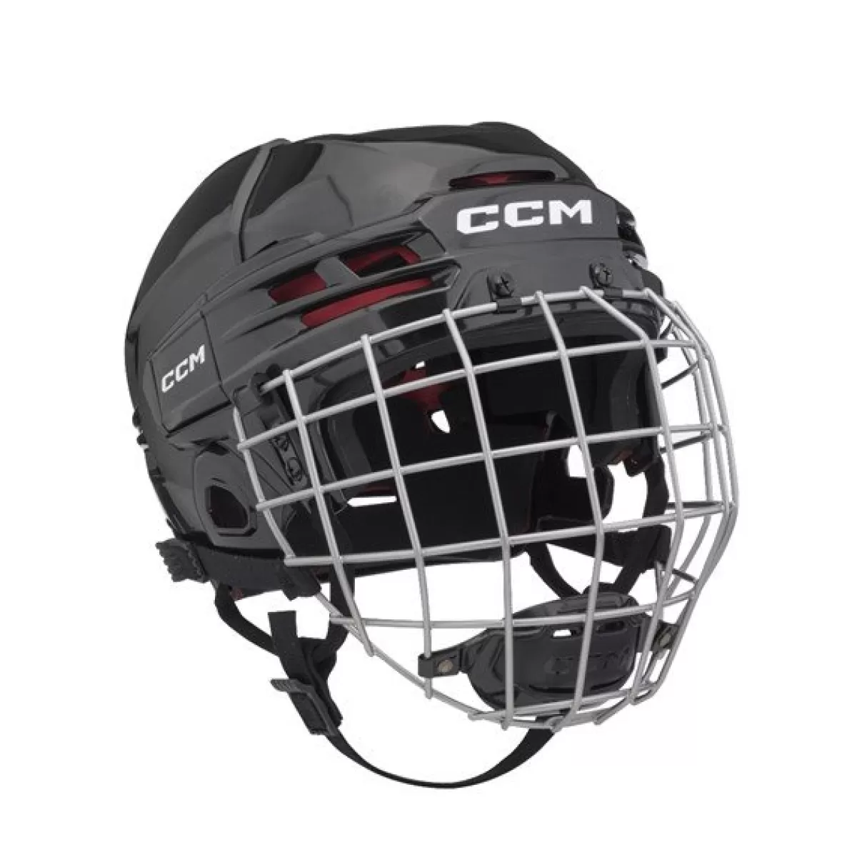 CCM Hockeyhjälmar Med Galler> Hockeyhjälm Tacks 70 Combo Sr Black