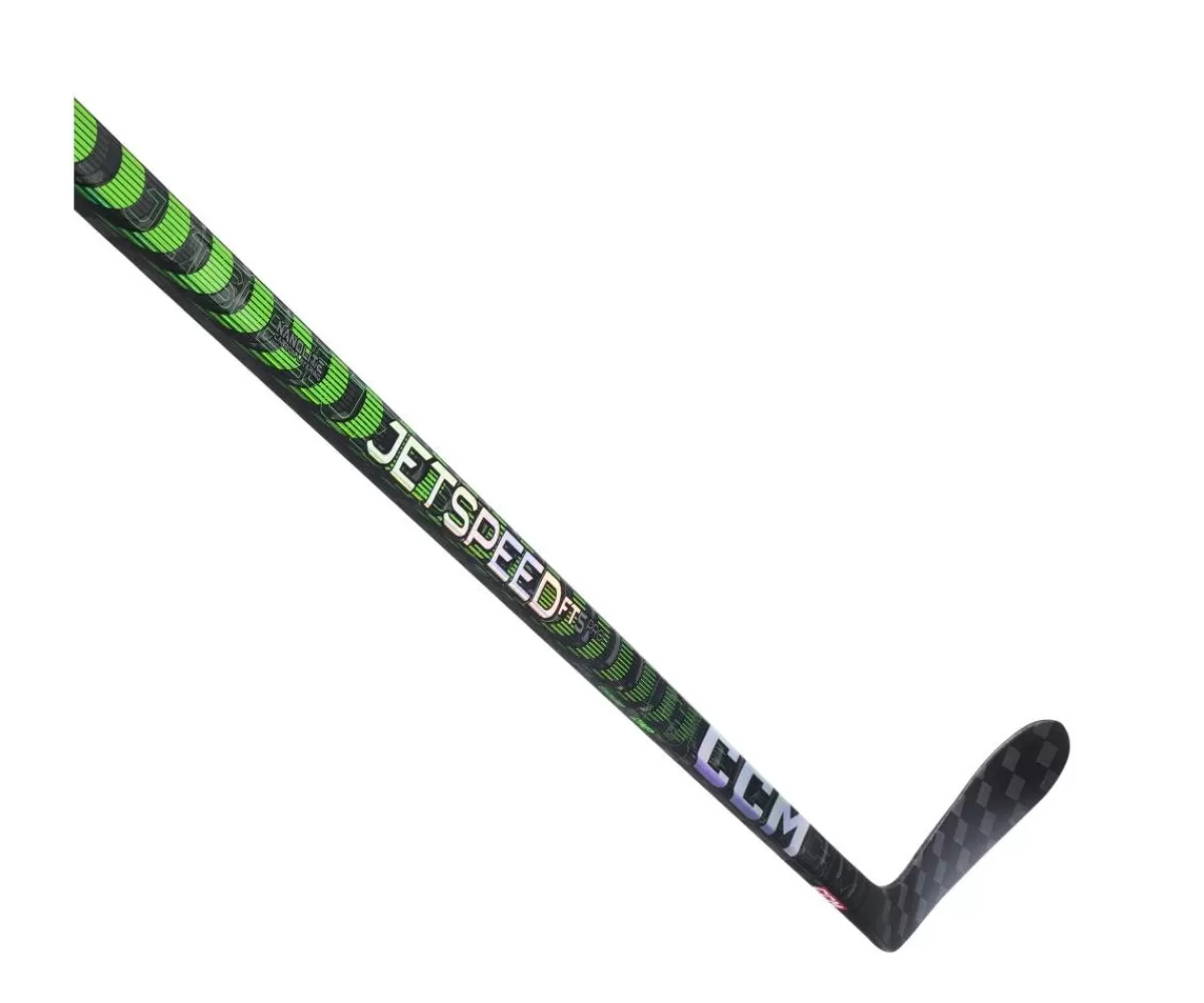 CCM Hockeyklubbor Junior> Hockeyklubba Jetspeed Ft5 Pro Jr Green