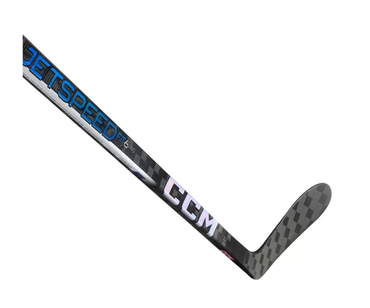 CCM Hockeyklubbor Intermediate> Hockeyklubba Jetspeed Ft6 Pro Int Blue