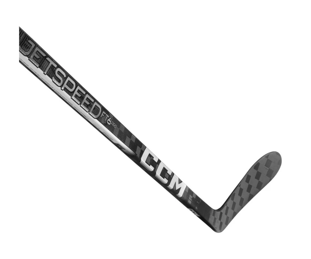 CCM Hockeyklubbor Intermediate> Hockeyklubba Jetspeed Ft6 Pro Int Chrome