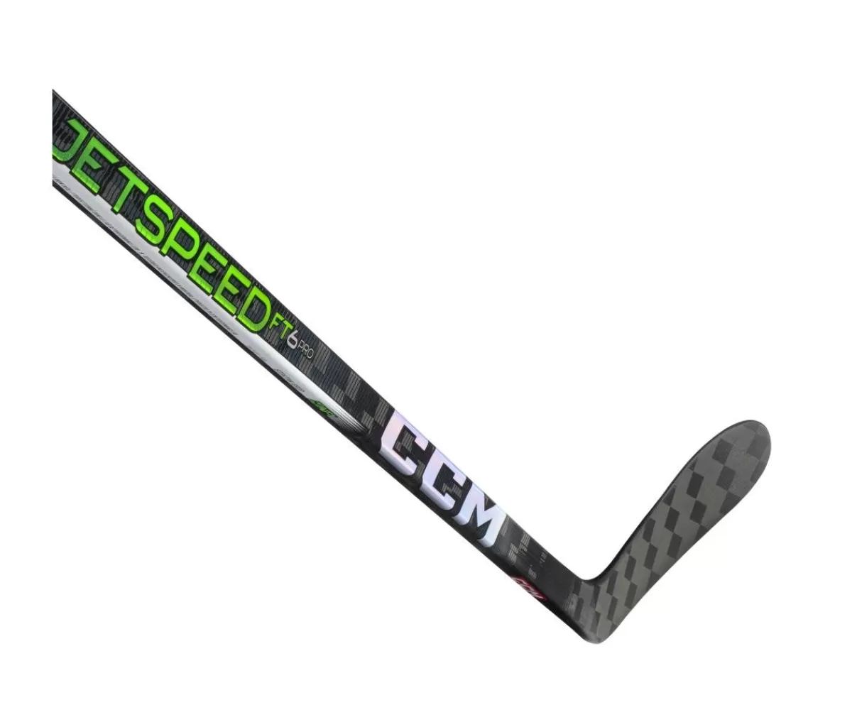 CCM Hockeyklubbor Intermediate> Hockeyklubba Jetspeed Ft6 Pro Int Green