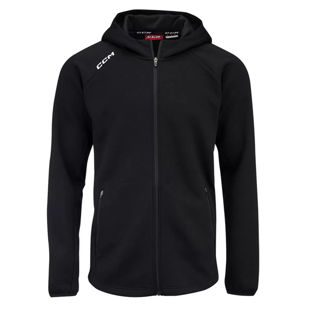 Hoodie Locker Full Zip Jr Black>CCM Clearance