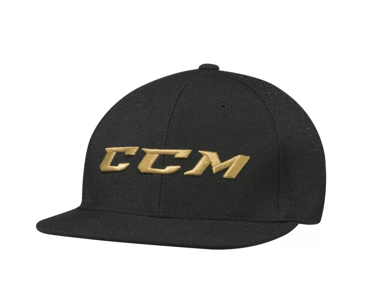 Keps Big Logo Flat Brim Sr Black>CCM Outlet