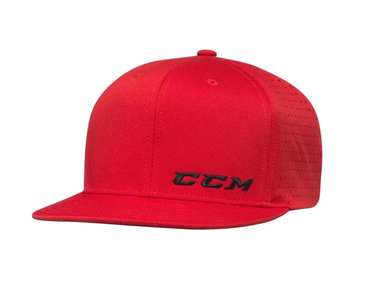 Keps Small Logoflat Brim Sr Red>CCM Best