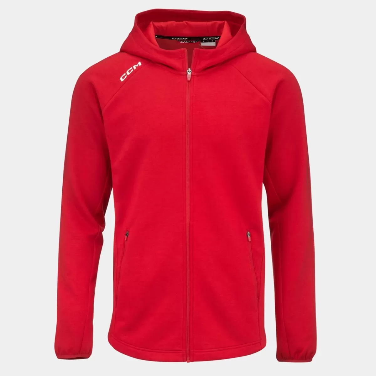 Locker Room Fullzip Hood Jr Red>CCM Hot