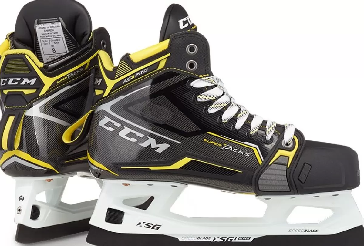 Målvaktsskridsko Super Tacks As3 Pro Int/Jr.>CCM Hot