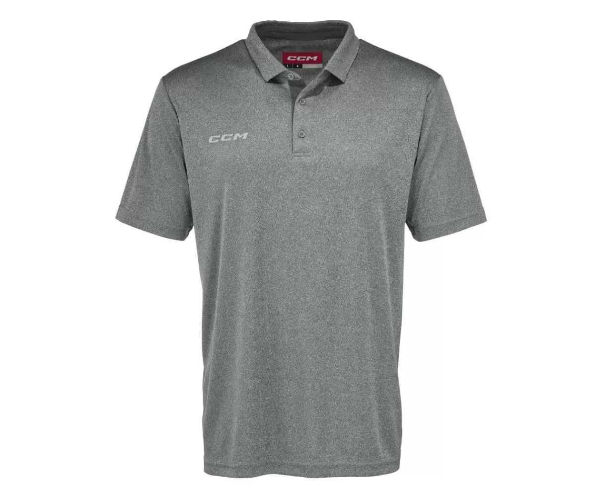 Pike Fitted Polo Sr Grey>CCM Online