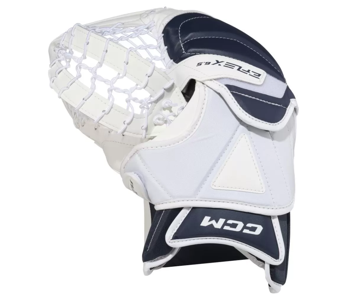 Plock Eflex 6.5 Jr White/Navy>CCM Discount