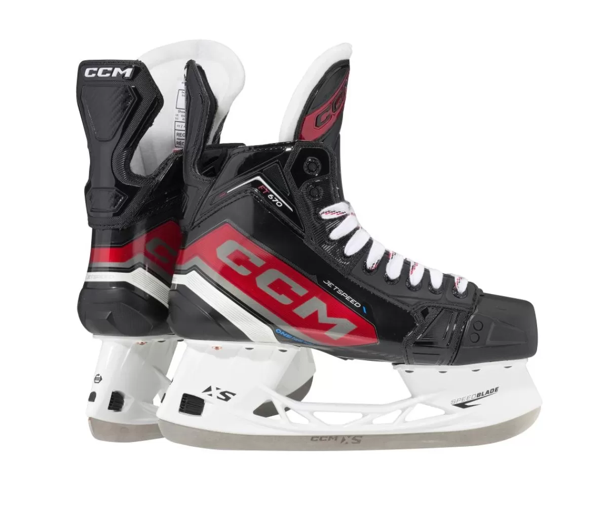 CCM Skridskor Intermediate> Skridskor Jetspeed Ft670 Int