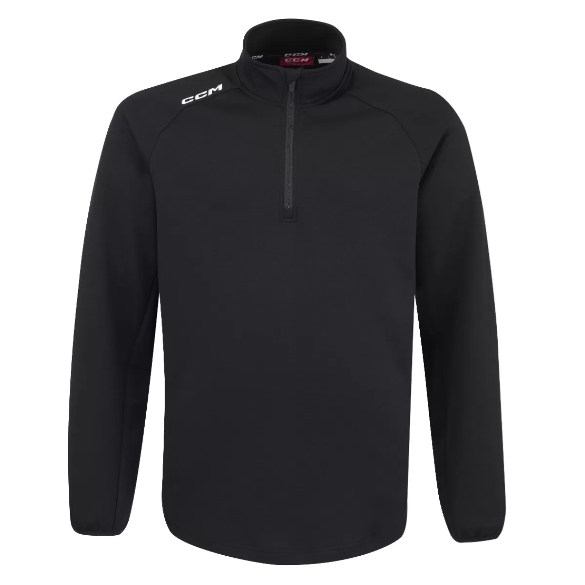 Troja Locker 1/4 Zip Jr Black>CCM Cheap