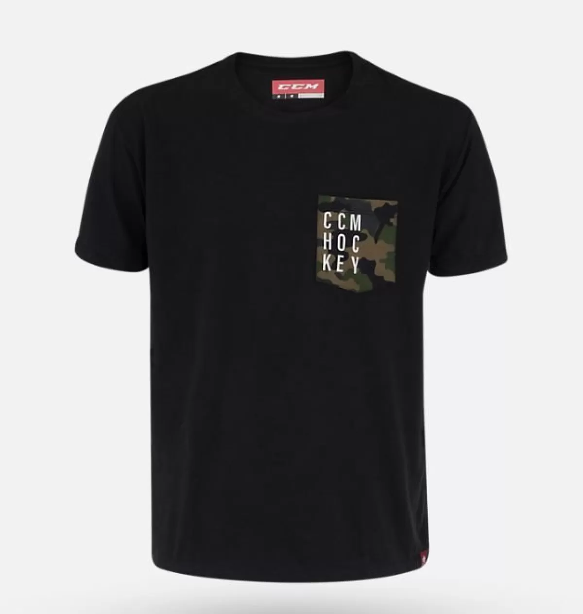 T-Shirt Camo Pocket Sr Black>CCM Best