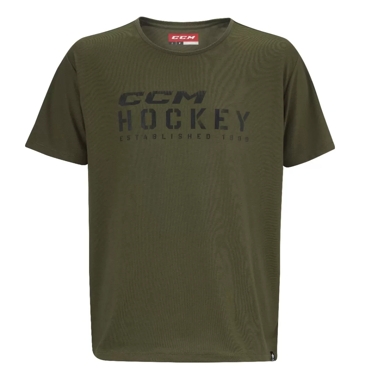 T-Shirt Camo Stencil Jr Army Green>CCM New