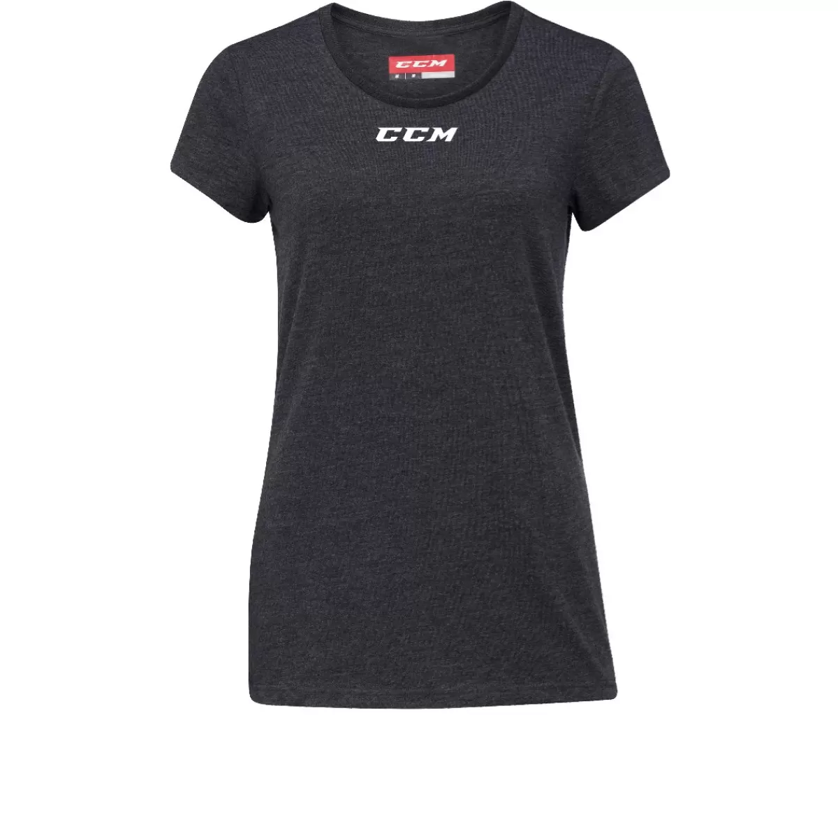 T-Shirt Women'S Crew Neck Sr Black>CCM Cheap