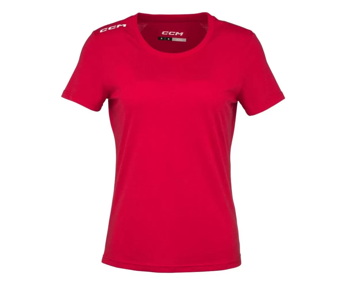 T-Shirt Womens Sr Red>CCM New