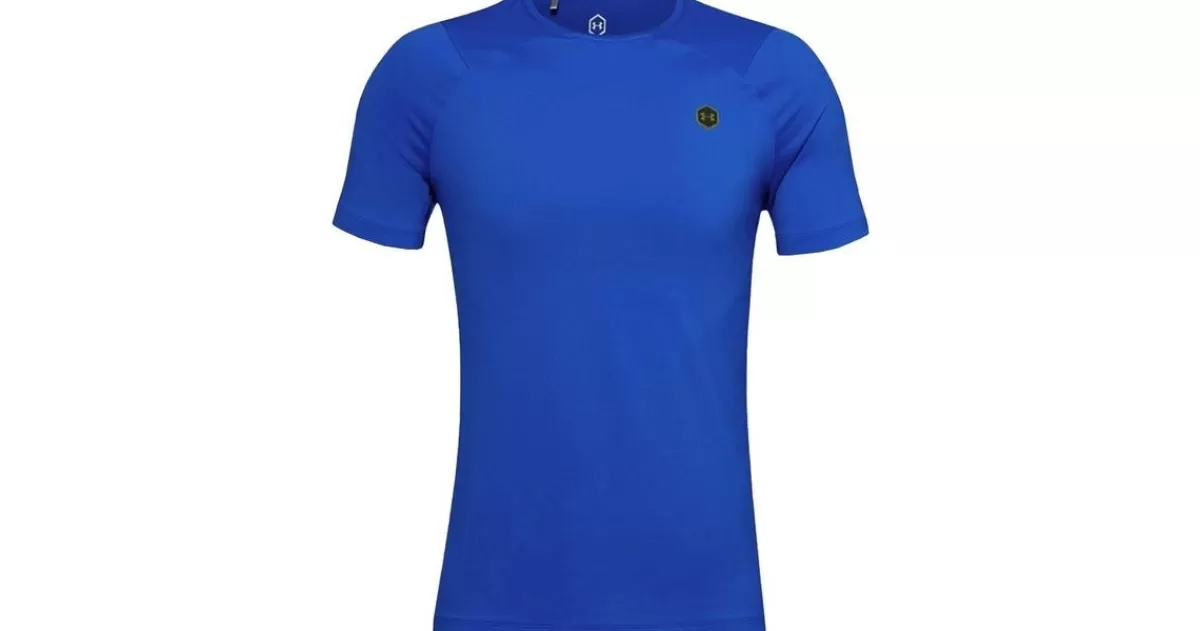 Hg Rush Fitted Ss Tee Versa Blue>UNDER ARMOUR Clearance